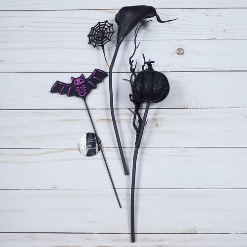 Halloween floral pick set - halloween, of