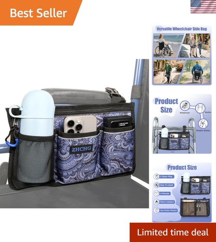 Wheelchair side bag - wheelchair,
