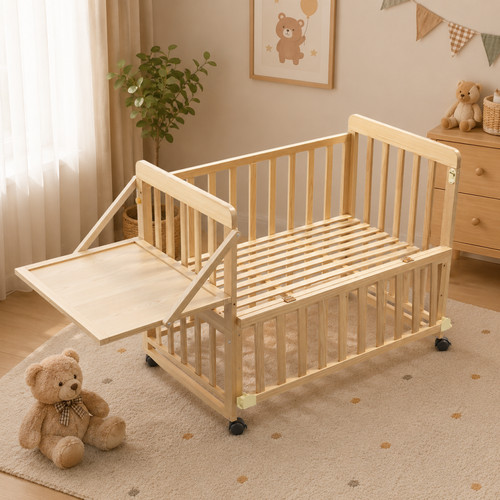 Solid wood baby bassinets - wood,