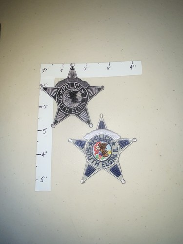 South elgin police patch - elgin, star