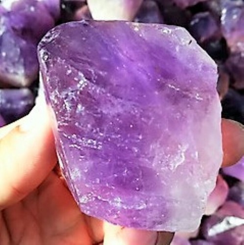 Amethyst rough gem violet - amethyst,