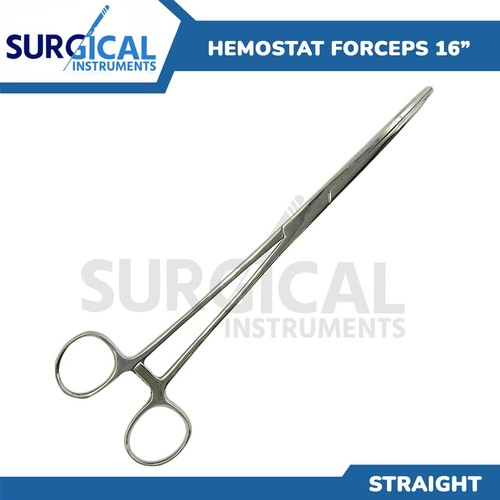 Straight hemostat forceps - 16",