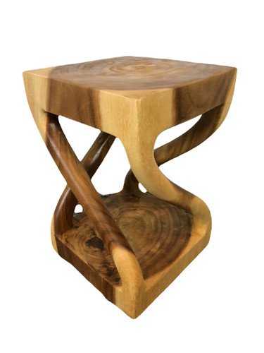 Acacia wood pillar twist - acacia,
