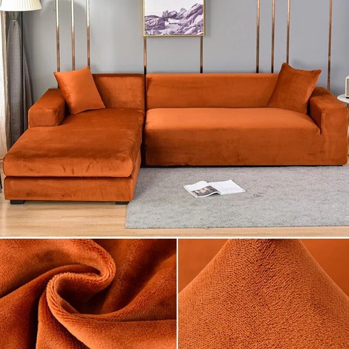 Velvet sofa cover thick - cover,