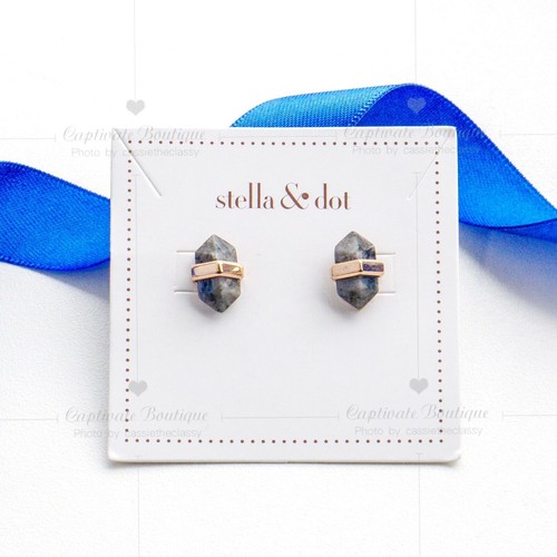 Stella dot stone rebel studs - &,