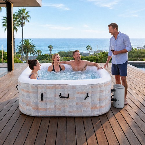 6ft inflatable hot tub - 6ft,