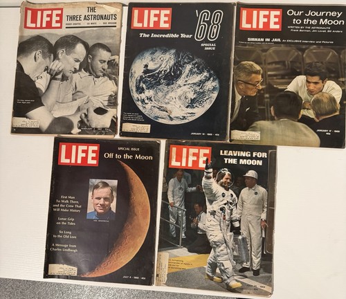 Vintage life space magazine - life,