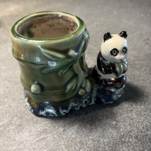Vintage panda and bamboo - vintage,
