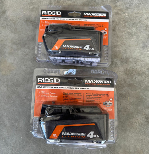 New ridgid 18v - 18v, lithium-ion