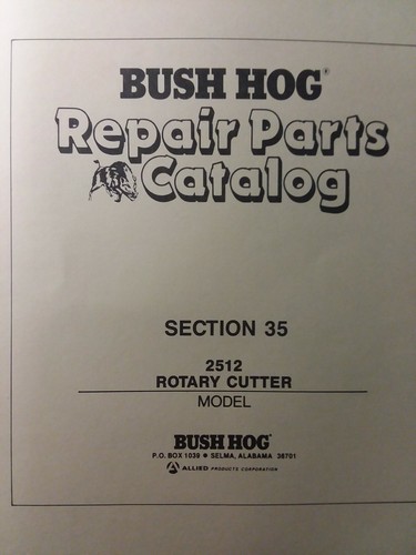 Bush hog rotary cutter parts - hog,