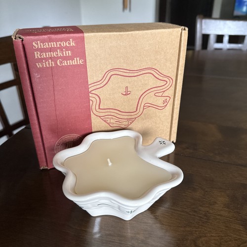 Longaberger pottery shamrock - pottery,
