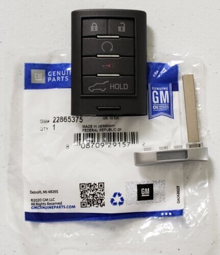 Oem cadillac srx remote - 10-14,