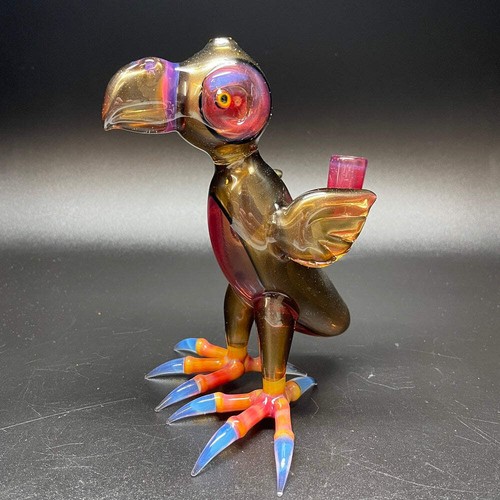 Burtoni glass puffin - glass, uv