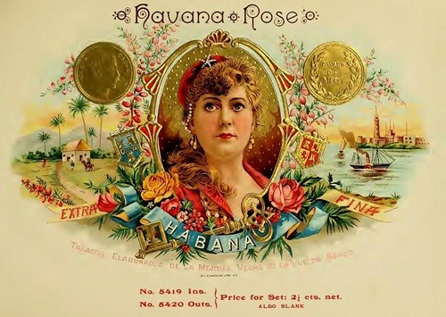 Cigar box label 2x3 - cigar, *2x3