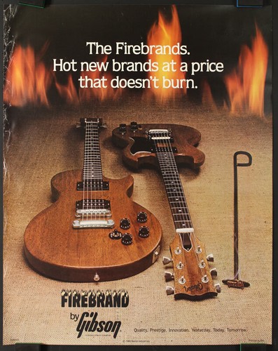 Gibson firebrand guitars 1980 - firebrand,
