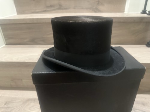 Antique top hat stove pipe - hat,