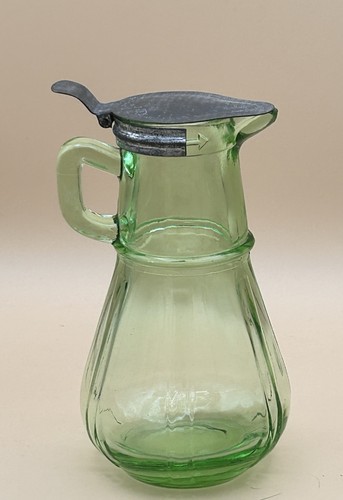 Antique green depression glass - green,