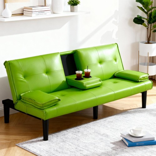 Modern industrial futon - 67",
