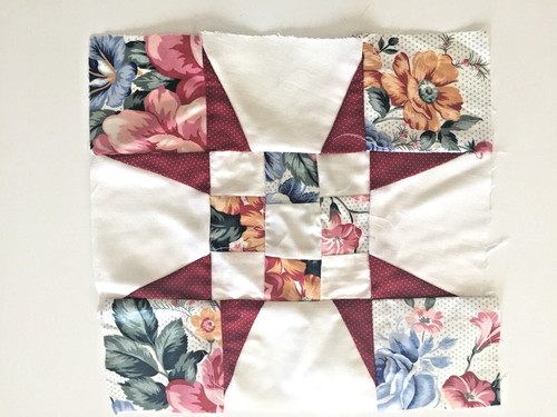 Vintage quilt squares - quilt, 14"