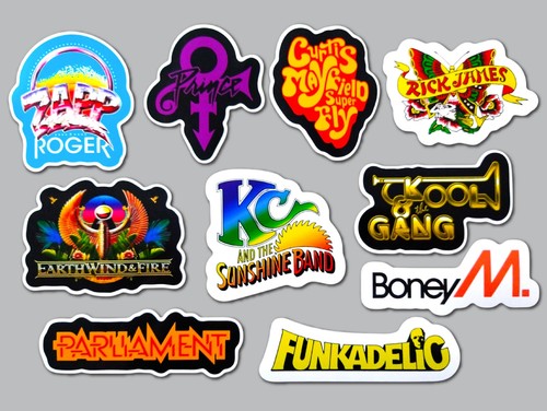 Funk vinyl sticker - funk, (10