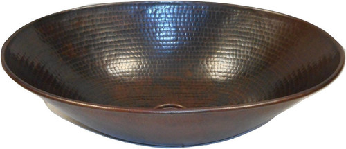 Oval copper vessel bath - oval,