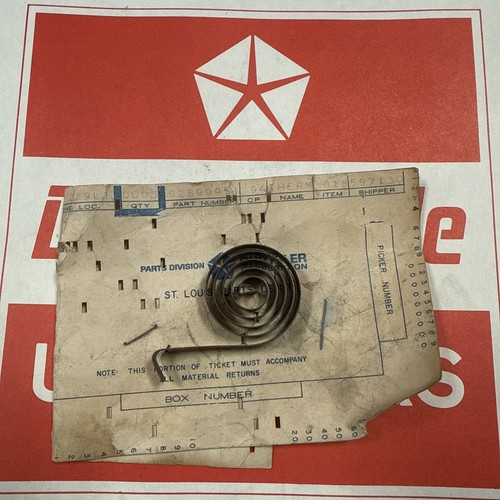 Nos mopar 1960 slant - nos, six