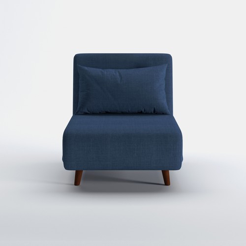 Modern polyester futon - modern, chair