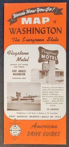 Vintage map washington - map,
