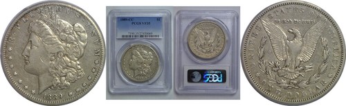 1889 morgan dollar - morgan, pcgs