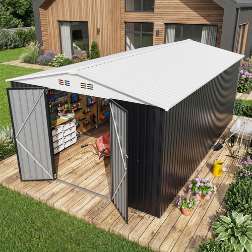 10x16ft outdoor metal storage - 10x16ft,