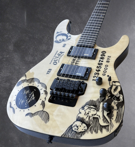 Yellow kirk hammett moon style - yellow,