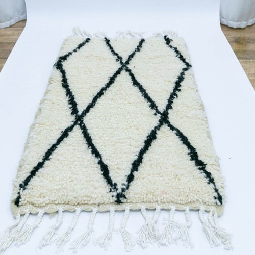 Moroccan berber wool rug 2x3 - berber,