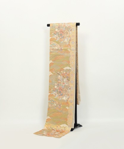 Vintage japanese silk fukuro - silk,