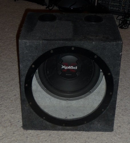 Sony xplod inch - inch, single