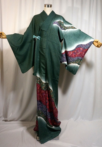 Japanese kimono silk - japanese, kimono,silk
