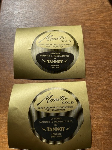 Tannoy gold monitor - gold,