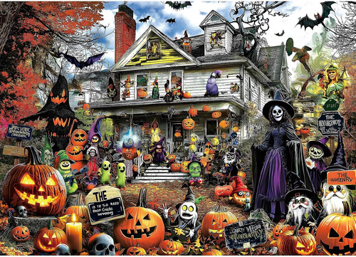 Halloween 1000 piece - piece, jigsaw