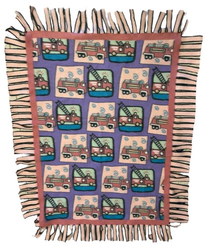 Fire truck crib blanket girls - truck,