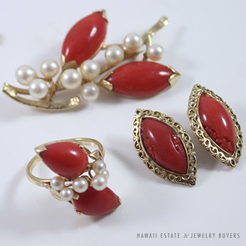 Ming hawaii red coral and - ming’s,