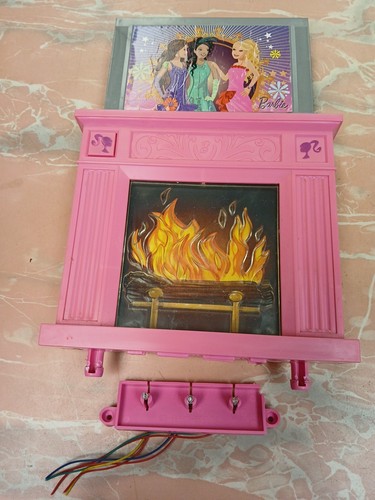 Mattel fireplace - fireplace, tv