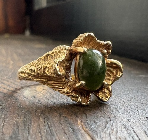 Vintage skalet 10k jade - skalet,