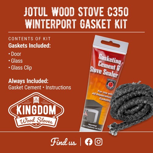 Jotul wood stove c350 - wood,