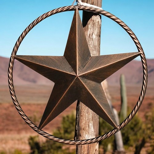 Barn star with rope - star,