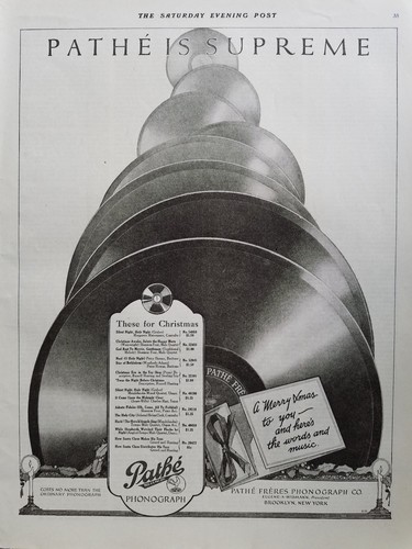 1920 pathe phonograph - 1920,