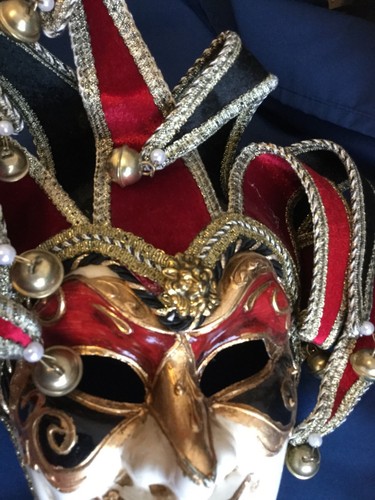 Mardi gras plastic mask - plastic, italy