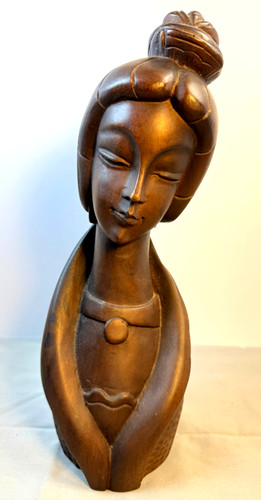 Vintage hand carved - hand, serene