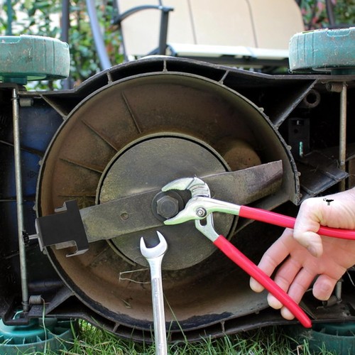 Lawn mower blade removal - blade,