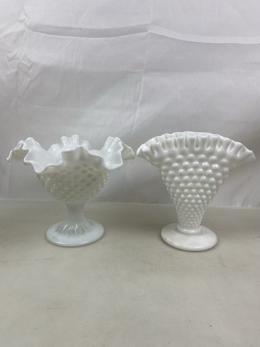 Lot vintage milk glass - vintage,