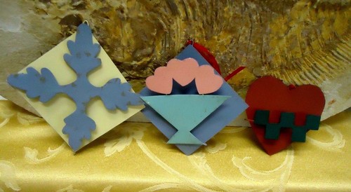 Lot tin barn quilt - tin, square