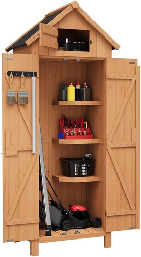 Outdoor wooden storage shed - outdoor,
